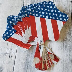 Set of 25 Red White Blue Patriotic 5" Foil Balloons